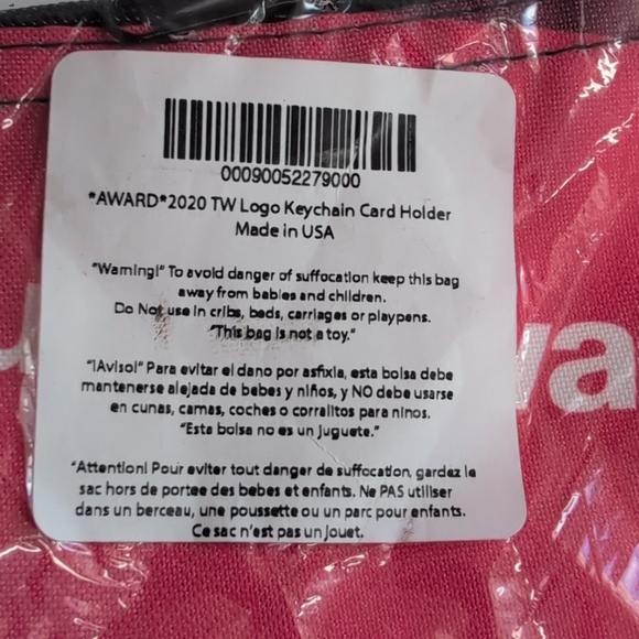 Tupperware®️ Logo Drawstring Backpack with Coin/Card Holder - Picture 5 of 6